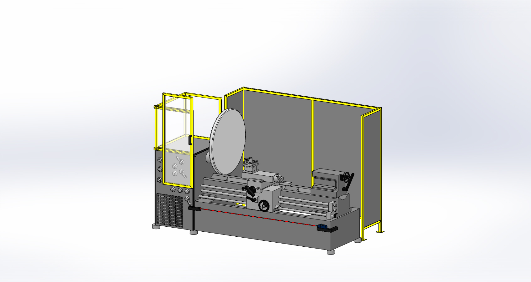 P0000200-大型重型保护板 - 1200Ø 板